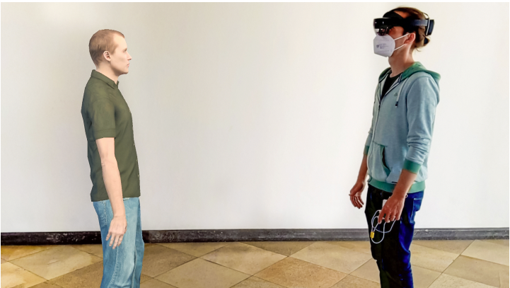 Proxemics for human-agent interaction in augmented reality